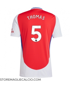 Arsenal Thomas Partey #5 Maglia Gara Casa Repliche 2024-25 Maniche Corte